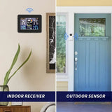 Wireless Weather Station with LCD Display & Clock