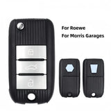 Flip Remote Car Key Shell Replacement for MG3, MG5, MG6, MG7, ZS, HS, GS & Roewe RX5