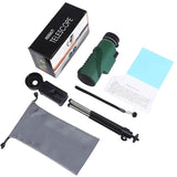 Zoom Monocular Telescope with Tripod & Phone Clip